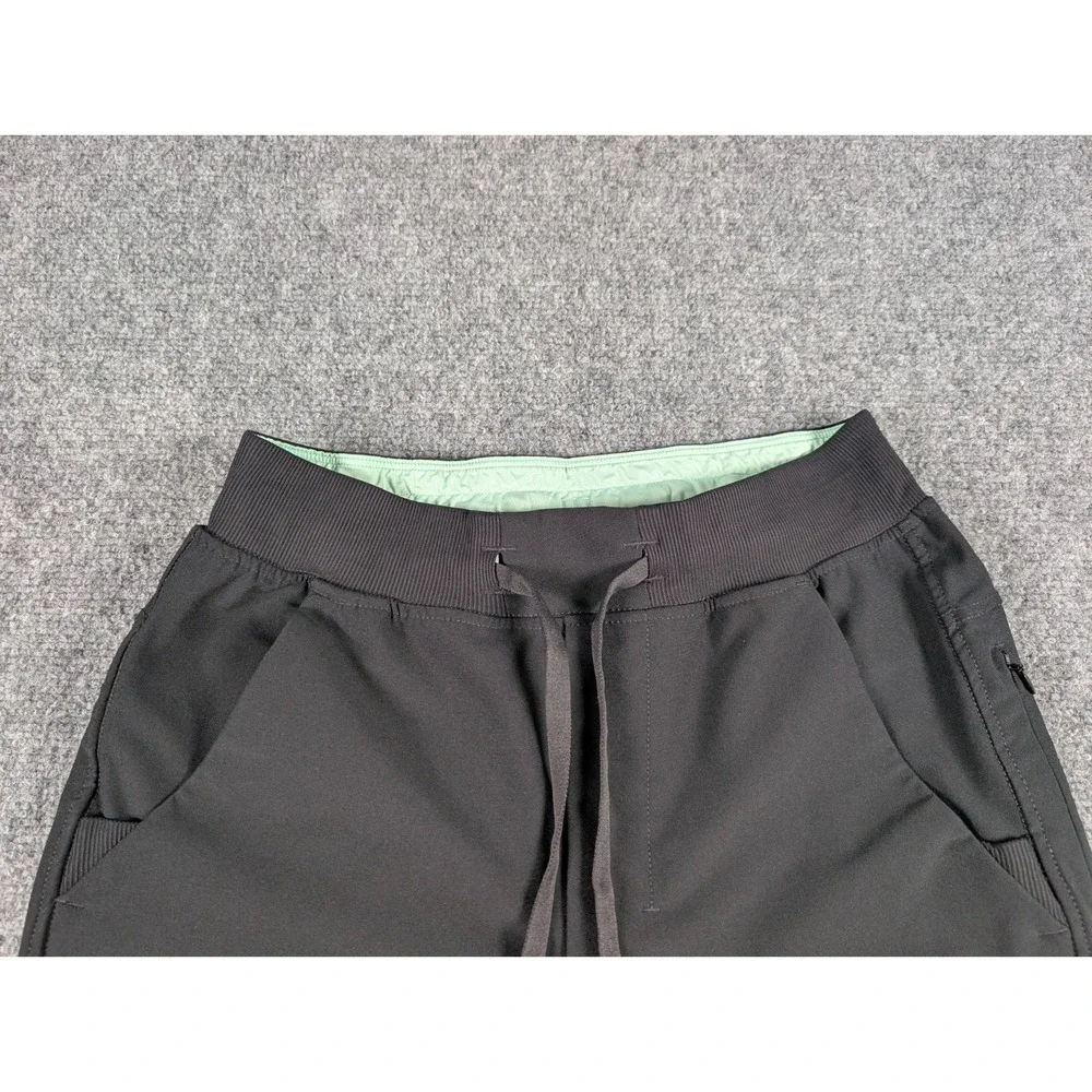 Birddogs Jogger Pants Mens Small‎ Black Lined Performance Drawstring